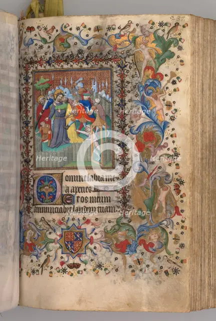Hours of Charles the Noble, King of Navarre (1361-1425): fol. 144r, Betrayal of Christ, c. 1405. Creator: Master of the Brussels Initials and Associates (French).