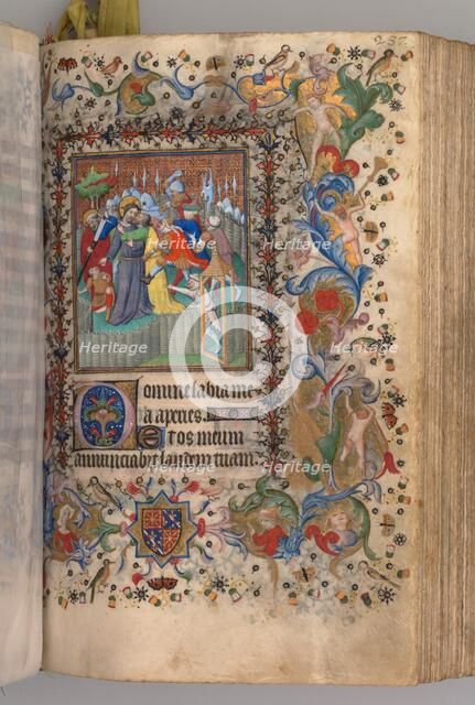 Hours of Charles the Noble, King of Navarre (1361-1425): fol. 144r, Betrayal of Christ, c. 1405. Creator: Master of the Brussels Initials and Associates (French).