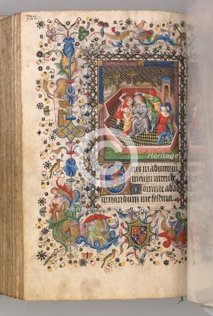 Hours of Charles the Noble, King of Navarre (1361-1425): fol. 161v, Mocking of Christ, c. 1405. Creator: Master of the Brussels Initials and Associates (French).