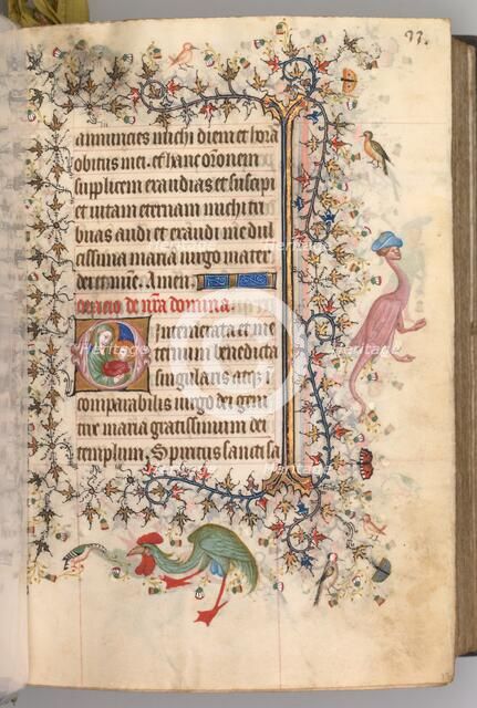 Hours of Charles the Noble, King of Navarre (1361-1425): fol. 17a, Text, c. 1405. Creator: Master of the Brussels Initials and Associates (French).