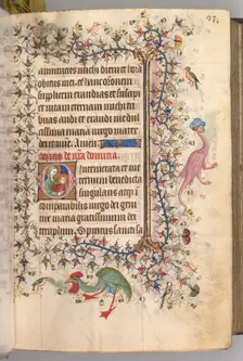Hours of Charles the Noble, King of Navarre (1361-1425): fol. 17a, Text, c. 1405. Creator: Master of the Brussels Initials and Associates (French)