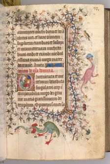 Hours of Charles the Noble, King of Navarre (1361-1425): fol. 17a, Text, c. 1405. Creator: Master of the Brussels Initials and Associates (French)