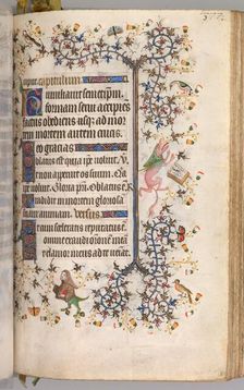 Hours of Charles the Noble, King of Navarre (1361-1425): fol. 184r, Text, c. 1405. Creator: Master of the Brussels Initials and Associates (French)