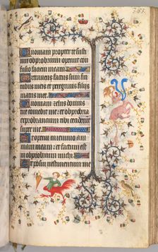 Hours of Charles the Noble, King of Navarre (1361-1425): fol. 187r, Text, c. 1405. Creator: Master of the Brussels Initials and Associates (French)
