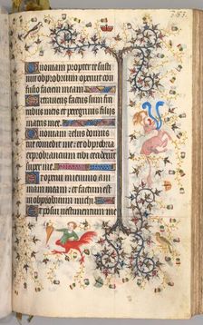 Hours of Charles the Noble, King of Navarre (1361-1425): fol. 187r, Text, c. 1405. Creator: Master of the Brussels Initials and Associates (French)