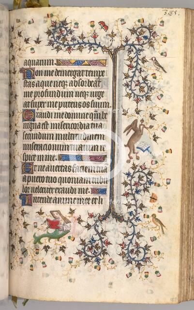 Hours of Charles the Noble, King of Navarre (1361-1425): fol. 188r, Text, c. 1405. Creator: Master of the Brussels Initials and Associates (French).