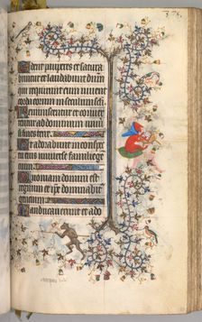 Hours of Charles the Noble, King of Navarre (1361-1425): fol. 183r, Text, c. 1405. Creator: Master of the Brussels Initials and Associates (French)