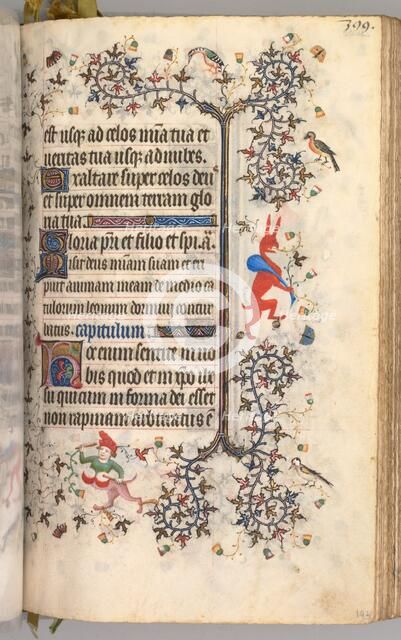 Hours of Charles the Noble, King of Navarre (1361-1425): fol. 194r, Text, c. 1405. Creator: Master of the Brussels Initials and Associates (French).
