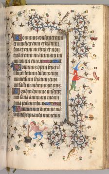 Hours of Charles the Noble, King of Navarre (1361-1425): fol. 198r, Text, c. 1405. Creator: Master of the Brussels Initials and Associates (French)