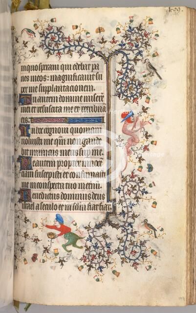 Hours of Charles the Noble, King of Navarre (1361-1425): fol. 199r, Text, c. 1405. Creator: Master of the Brussels Initials and Associates (French).
