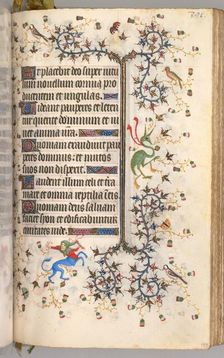 Hours of Charles the Noble, King of Navarre (1361-1425): fol. 190r, Text, c. 1405. Creator: Master of the Brussels Initials and Associates (French)