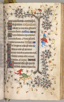 Hours of Charles the Noble, King of Navarre (1361-1425): fol. 191r, Text, c. 1405. Creator: Master of the Brussels Initials and Associates (French)