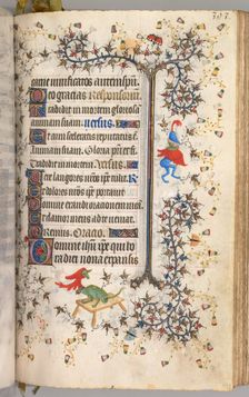 Hours of Charles the Noble, King of Navarre (1361-1425): fol. 191r, Text, c. 1405. Creator: Master of the Brussels Initials and Associates (French)