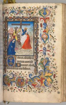 Hours of Charles the Noble, King of Navarre (1361-1425): fol. 192r, Descent from the Cross, c. 1405. Creator: Master of the Brussels Initials and Associates (French)