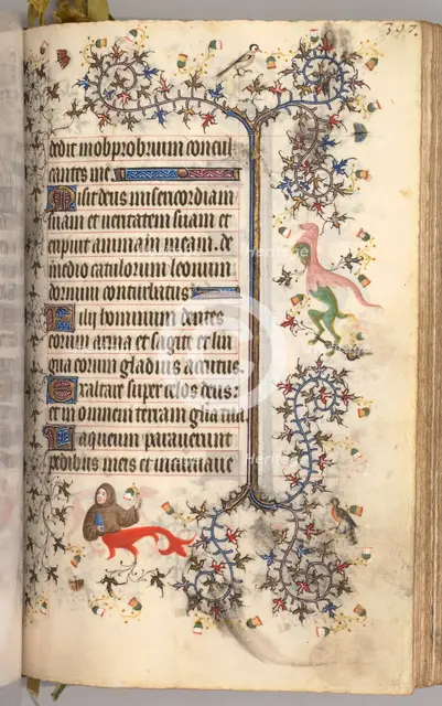 Hours of Charles the Noble, King of Navarre (1361-1425): fol. 193r, Text, c. 1405. Creator: Master of the Brussels Initials and Associates (French).