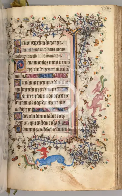 Hours of Charles the Noble, King of Navarre (1361-1425): fol. 204r, Text, c. 1405. Creator: Master of the Brussels Initials and Associates (French).