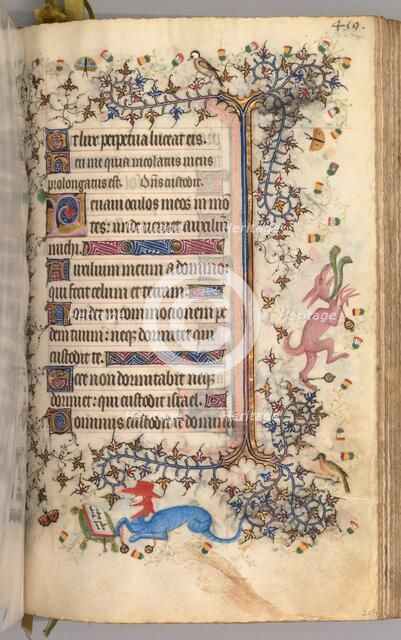 Hours of Charles the Noble, King of Navarre (1361-1425): fol. 204r, Text, c. 1405. Creator: Master of the Brussels Initials and Associates (French).