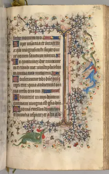 Hours of Charles the Noble, King of Navarre (1361-1425): fol. 206r, Text, c. 1405. Creator: Master of the Brussels Initials and Associates (French)