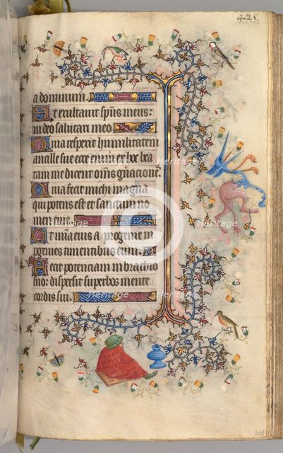 Hours of Charles the Noble, King of Navarre (1361-1425): fol. 207r, Text, c. 1405. Creator: Master of the Brussels Initials and Associates (French).