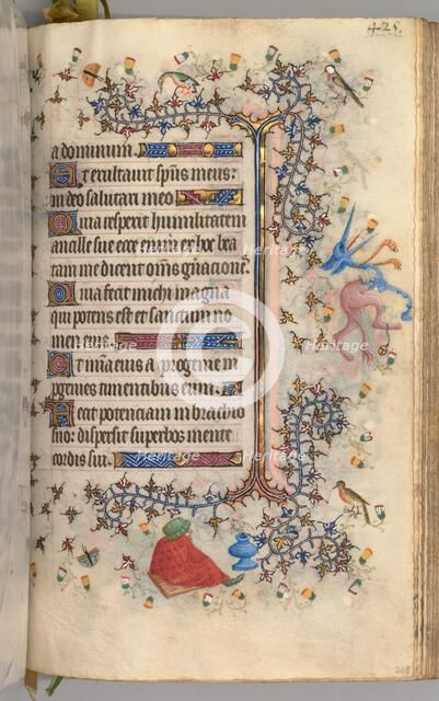 Hours of Charles the Noble, King of Navarre (1361-1425): fol. 207r, Text, c. 1405. Creator: Master of the Brussels Initials and Associates (French).