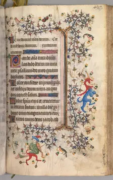 Hours of Charles the Noble, King of Navarre (1361-1425): fol. 208r, Text, c. 1405. Creator: Master of the Brussels Initials and Associates (French)
