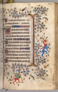 Hours of Charles the Noble, King of Navarre (1361-1425): fol. 208r, Text, c. 1405. Creator: Master of the Brussels Initials and Associates (French)