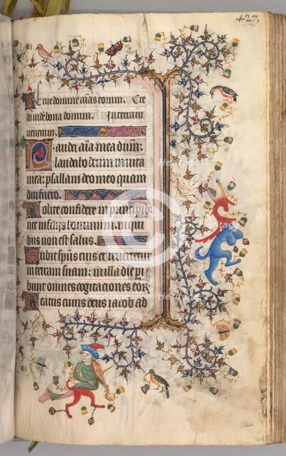 Hours of Charles the Noble, King of Navarre (1361-1425): fol. 208r, Text, c. 1405. Creator: Master of the Brussels Initials and Associates (French).