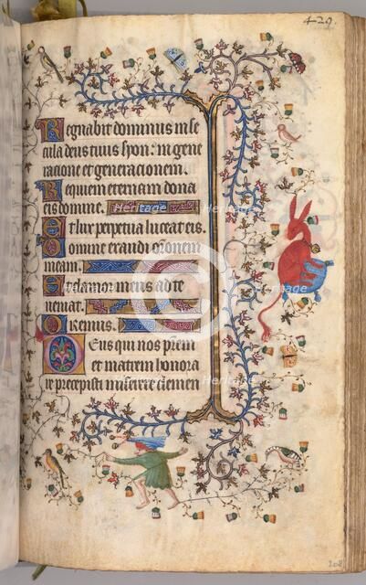 Hours of Charles the Noble, King of Navarre (1361-1425): fol. 209r, Text, c. 1405. Creator: Master of the Brussels Initials and Associates (French).