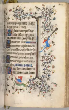 Hours of Charles the Noble, King of Navarre (1361-1425): fol. 200r, Text, c. 1405. Creator: Master of the Brussels Initials and Associates (French)