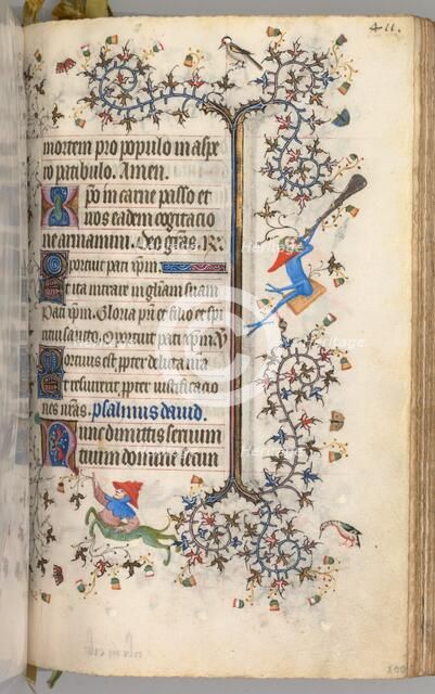 Hours of Charles the Noble, King of Navarre (1361-1425): fol. 200r, Text, c. 1405. Creator: Master of the Brussels Initials and Associates (French).