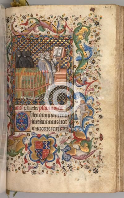 Hours of Charles the Noble, King of Navarre (1361-1425): fol. 202r, Office of the Dead, c. 1405. Creator: Master of the Brussels Initials and Associates (French).