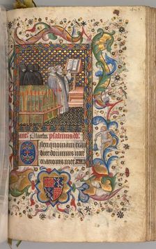 Hours of Charles the Noble, King of Navarre (1361-1425): fol. 202r, Office of the Dead, c. 1405. Creator: Master of the Brussels Initials and Associates (French)