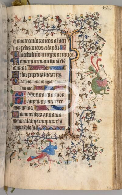 Hours of Charles the Noble, King of Navarre (1361-1425): fol. 203r, Text, c. 1405. Creator: Master of the Brussels Initials and Associates (French).