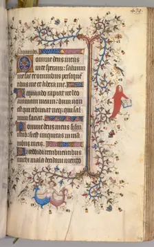 Hours of Charles the Noble, King of Navarre (1361-1425): fol. 214r, Text, c. 1405. Creator: Master of the Brussels Initials and Associates (French)