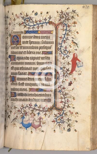 Hours of Charles the Noble, King of Navarre (1361-1425): fol. 214r, Text, c. 1405. Creator: Master of the Brussels Initials and Associates (French).