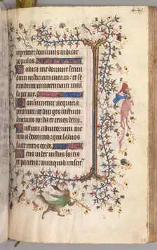 Hours of Charles the Noble, King of Navarre (1361-1425): fol. 215r, Text, c. 1405. Creator: Master of the Brussels Initials and Associates (French)