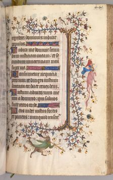 Hours of Charles the Noble, King of Navarre (1361-1425): fol. 215r, Text, c. 1405. Creator: Master of the Brussels Initials and Associates (French)