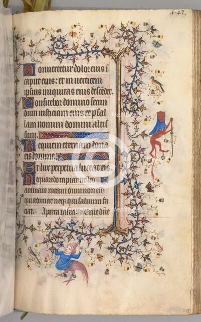 Hours of Charles the Noble, King of Navarre (1361-1425): fol. 216r, Text, c. 1405. Creator: Master of the Brussels Initials and Associates (French).