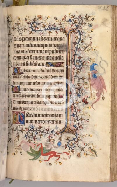 Hours of Charles the Noble, King of Navarre (1361-1425): fol. 217r, Text, c. 1405. Creator: Master of the Brussels Initials and Associates (French).