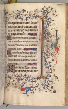 Hours of Charles the Noble, King of Navarre (1361-1425): fol. 218r, Text, c. 1405. Creator: Master of the Brussels Initials and Associates (French)