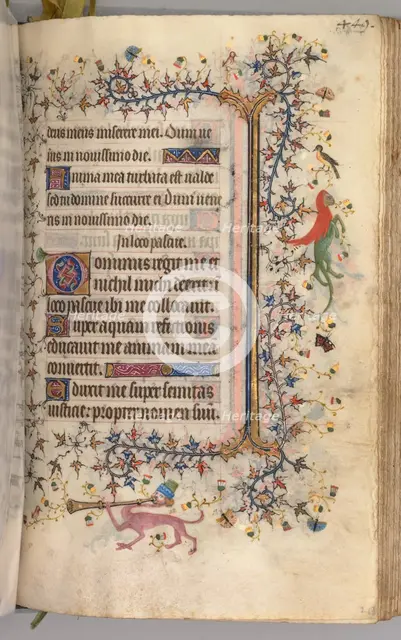 Hours of Charles the Noble, King of Navarre (1361-1425): fol. 219r, Text, c. 1405. Creator: Master of the Brussels Initials and Associates (French).