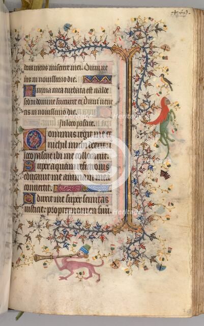 Hours of Charles the Noble, King of Navarre (1361-1425): fol. 219r, Text, c. 1405. Creator: Master of the Brussels Initials and Associates (French).