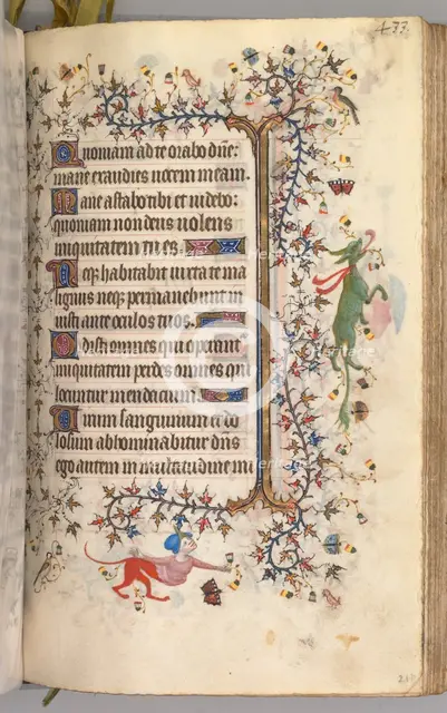 Hours of Charles the Noble, King of Navarre (1361-1425): fol. 211r, Text, c. 1405. Creator: Master of the Brussels Initials and Associates (French).