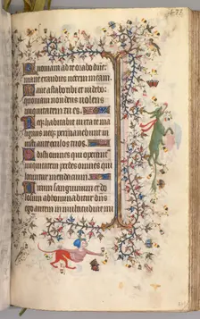 Hours of Charles the Noble, King of Navarre (1361-1425): fol. 211r, Text, c. 1405. Creator: Master of the Brussels Initials and Associates (French)