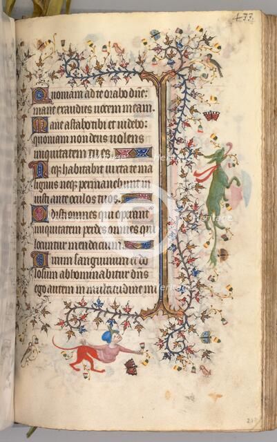 Hours of Charles the Noble, King of Navarre (1361-1425): fol. 211r, Text, c. 1405. Creator: Master of the Brussels Initials and Associates (French).