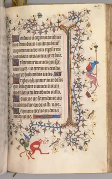 Hours of Charles the Noble, King of Navarre (1361-1425): fol. 212r, Text, c. 1405. Creator: Master of the Brussels Initials and Associates (French)