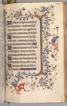 Hours of Charles the Noble, King of Navarre (1361-1425): fol. 212r, Text, c. 1405. Creator: Master of the Brussels Initials and Associates (French)