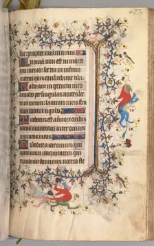 Hours of Charles the Noble, King of Navarre (1361-1425): fol. 213r, Text, c. 1405. Creator: Master of the Brussels Initials and Associates (French)