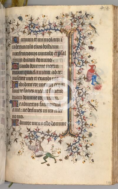 Hours of Charles the Noble, King of Navarre (1361-1425): fol. 224r, Text, c. 1405. Creator: Master of the Brussels Initials and Associates (French).
