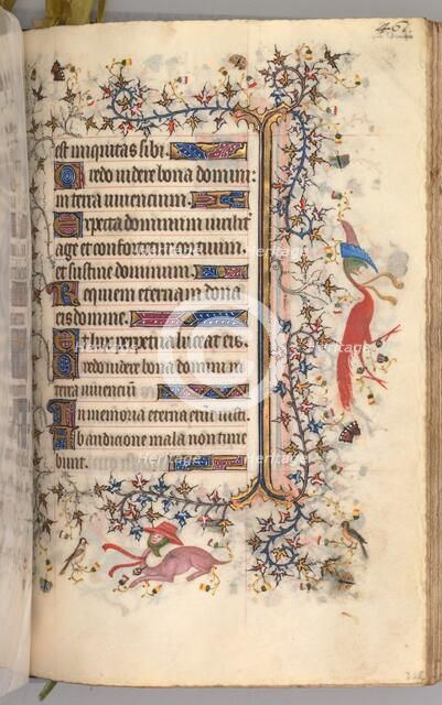 Hours of Charles the Noble, King of Navarre (1361-1425): fol. 225r, Text, c. 1405. Creator: Master of the Brussels Initials and Associates (French).